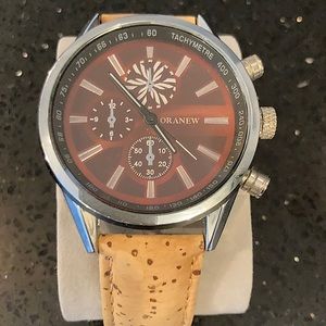 Authentic Cork Strap Watch